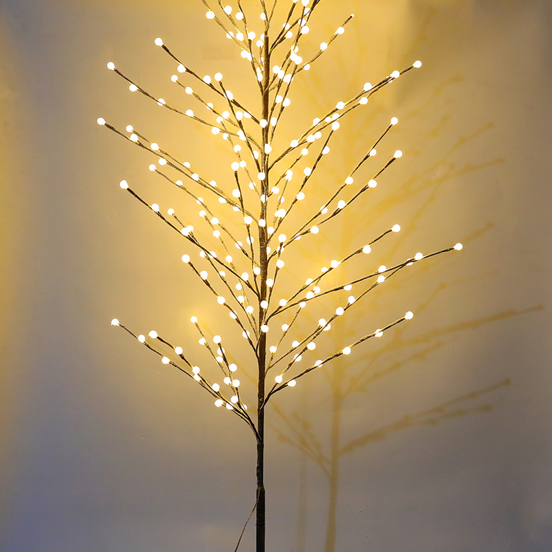 LED-Birkenbaum-Licht, Kugellaterne, leuchtende Neujahrsdekoration, Schlafzimmer-Dekoration