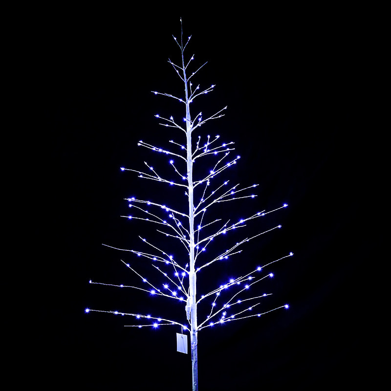 LED-Kupferdraht-Baumbeleuchtung, Nordlichter, Wasserfall-Astbaum, Weihnachtsdekoration für den Außenbereich